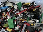 1 kg LEGO bricks, special parts, building blocks, wheels, plates, Star Wars, Ninjago etc