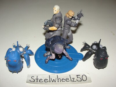 Ghost In The Shell Motoko Batou Togusa & Tachikoma Figure Lot Megahouse 2004 HTF
