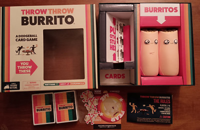 Throw Throw Burrito Dodgeball Card Party Game Family Night By Exploding Kittens