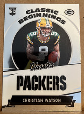 Christian Watson 2022 Panini Classic Beginnings Insert #CB-15 Green Bay Packer
