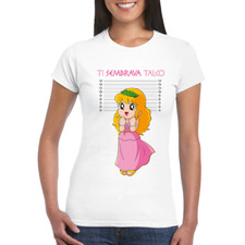 Pollon maglietta Donna divertente tshirt regalo sembra talco ma non è