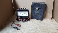 VINTAGE YOKOGAWA PORTABLE AC VOLTMETER TYPE 2013 w/Case - NO GLASS