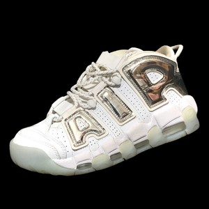 Womens Nike Air More Uptempo Chrome White 917593-100 Size 8 MINT EUC | eBay
