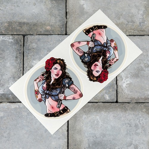 Mechanic Tattoos Pin Up