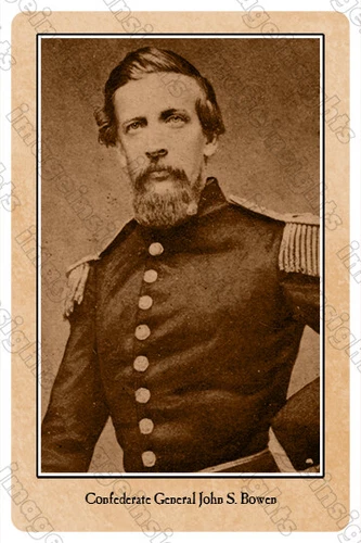 CONFEDERATES AT SHILOH GENERALS GROUP (8) Civil War Vintage Photograph CARD CDV