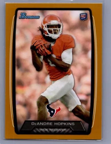 2013 Bowman #180 DeAndre Hopkins Gold #/399