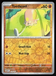 Toedscool 118/197 Obsidian Flames Reverse Holo Common