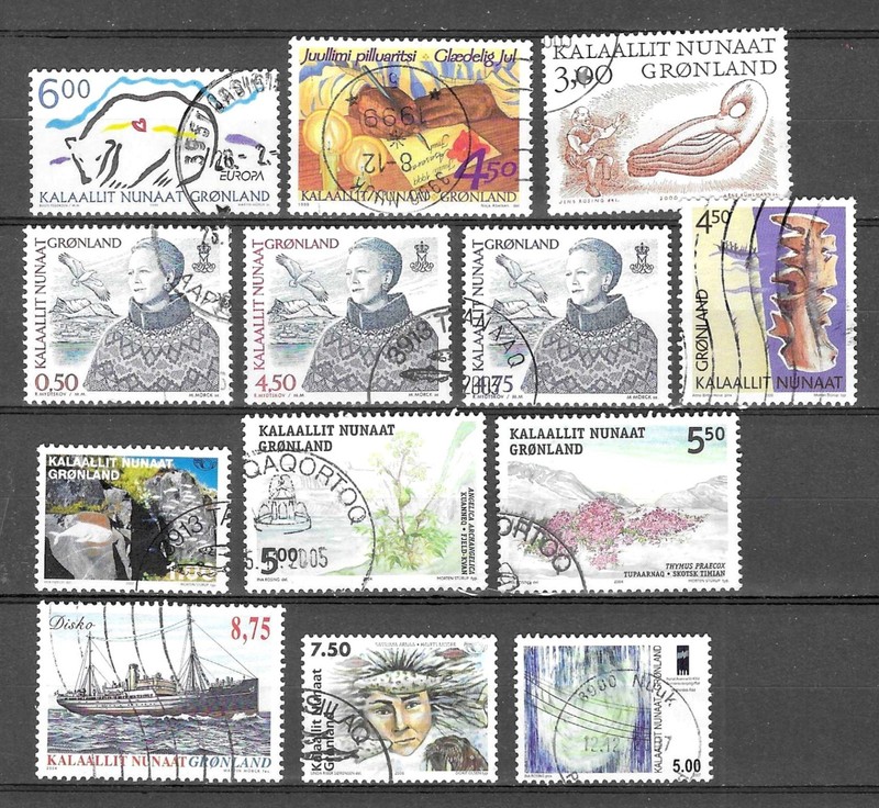 Greenland - 13 diff used 1999-2007