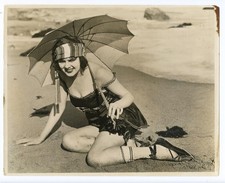 c 1920 Original Movie Vintage MACK SENNETT Myrtle Lynn 8x10 photo still
