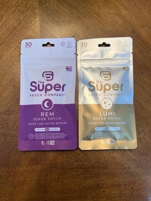 The Super Patch Company:The REM Patch & The Lumi Patch Pack Of 30 Patches