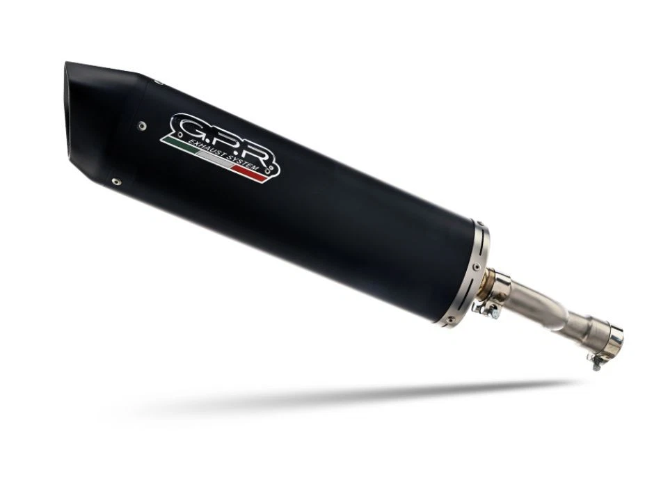 Marmitta Scarico GPR Moto Guzzi Stelvio 1200 8V 2011 2012 Furore Nero Omologato Foto 3 de 4
