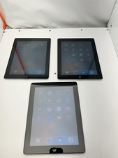LOT of 3 Apple iPad 2 A1395 9.7 in. WiFi 16GB Black 9.3.5 MC769LL/A Engraving