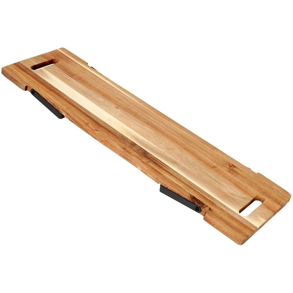 Serviertablett Betttablett Frühstückstablett Holz klappbar mit Beinen 67x19cm - Bild 4 von 4