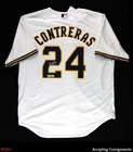 William Contreras Autograph Signed MLB Nike #24 Brewers Jersey AUTO Fanatics COA