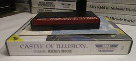 Sega Master System CASTLE OF ILLUSION w/Cartridge, Instructions & Box (CIB) NTSC