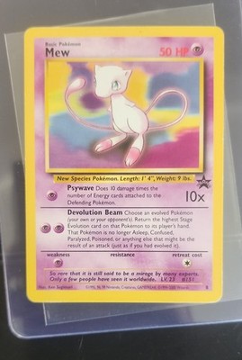 Mew - 8 Wotc Promo  Vintage Pokémon 