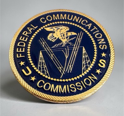 FEDERAL COMMUNICATIONS COMMISSION (FCC) Challenge Coin ·PERFECT GIFT· ·IN STOCK·