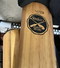 WOOD OARS/ Smokers Quality Brand Set (2) Oars with Metal Locks