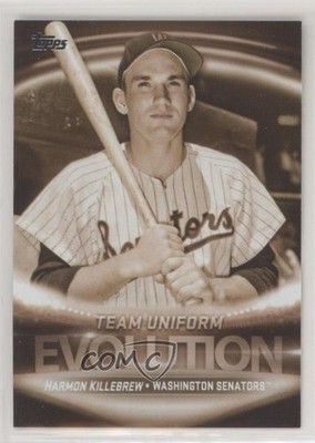 2019 Topps Evolution Of Team Logos/Uniforms Harmon Killebrew Joe Mauer HOF 0c4