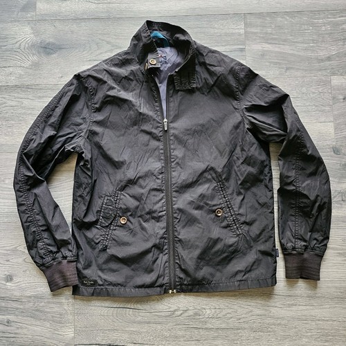 Paul Smith Jeans Nylon-Cotton Jacket Men's Size Medium Black Model 417E