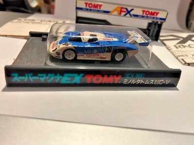 TOMY パワーマグナ　デンソートムス　89C-V TOYOTA AFX RARE 1990 AFX/TOMY Minolta Tom's 88C-V Toyota EX-003 Turbo Chassis