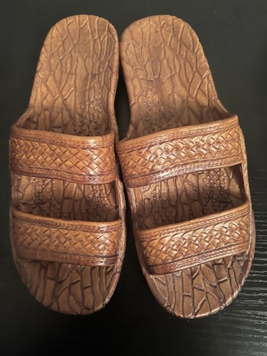 Pali Hawaii Women Slide Sandals Brown Size 8 - Picture 3 of 8