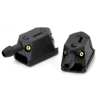 2Pcs Universal Car Front Windshield Wiper Washer Sprayer Nozzle Replacement