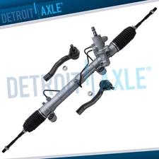 Complete Power Steering Rack and Pinion Tie Rods for 2003 - 2008 Toyota Corolla