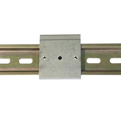 Universal Netzteil-Halteclip für 35mm DIN-Hutschiene Alu 45mm, Halterung Adapter - Bild 1 von 3