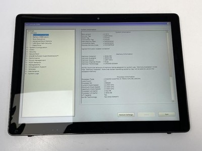 DELL LATITUDE 5285 Intel Core i5-7300U 2.60 GHZ + 8 GB | No HD / OS NO KEYBOARD