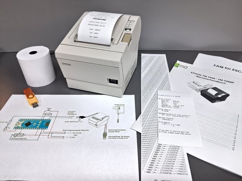 Arduino - EPSON Drucker für Arduino, ESP32 usw.  - mit passendem 24V Netzteil
