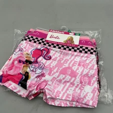 4 Pack Barbie Girlshorts Size 10 Girls New