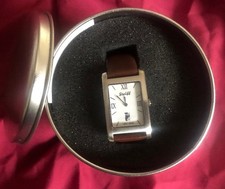 Steiff Teddy Bear Wrist Watch In Collector Metal Tin