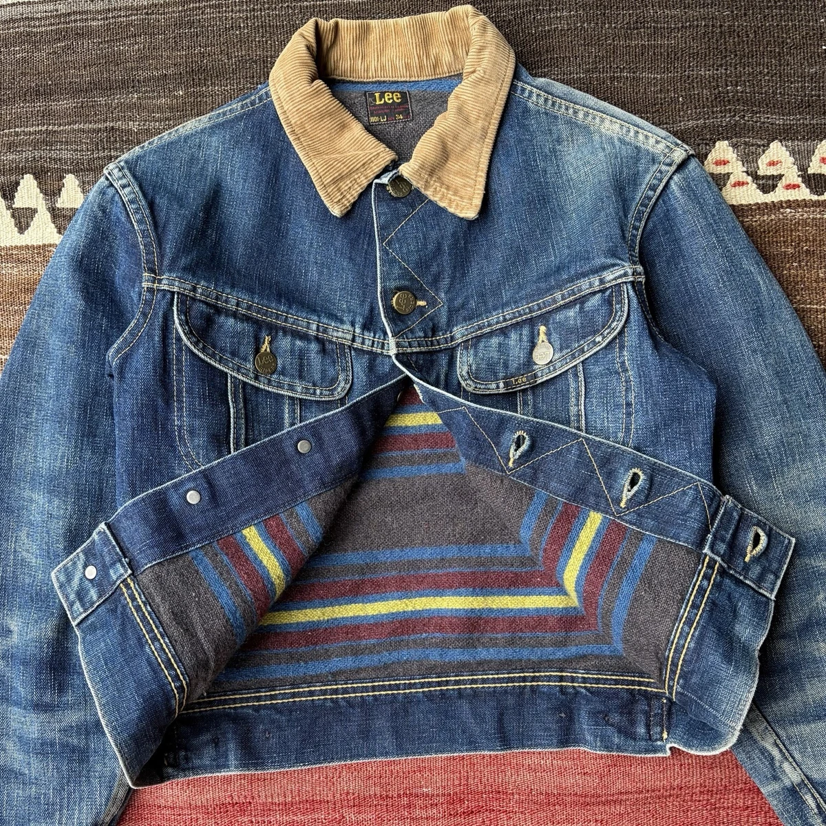 lee storm rider jean jacket products for sale | eBay