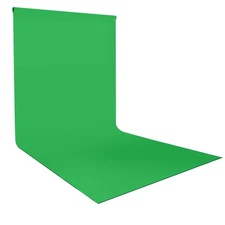 Julius Studio 5 x 10 ft. (W x H) True Chromakey Green Backdrop Background Scr...