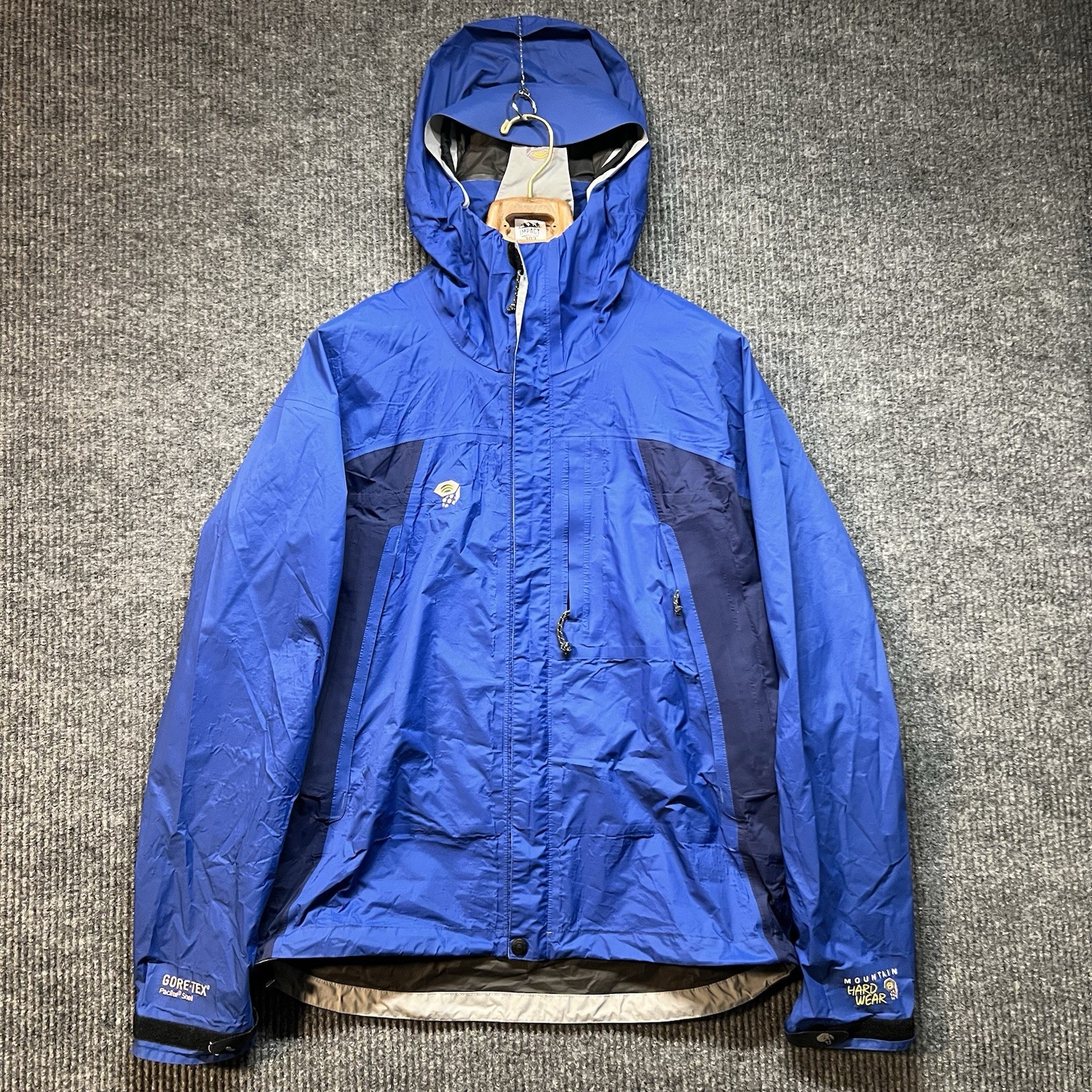 Mountain Hardware Conduit Jacket Mens Medium GoreTex Softshell Blue Waterproof