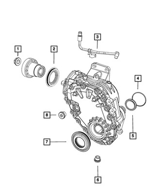 Genuine Mopar Flange Nut 5134910AA