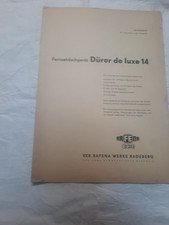 DDR Servicehelfer Fernsehgerät Dürer de Luxe 14 VEB Rafena Werke Radeberg RFT