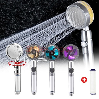 #ad Water Saving High Pressure Shower Head A Key Stop Adjustable 360°Rotation USA $5.89