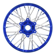 Pro-Line PRO283700T1 1/4 Pro-Spec Aluminum V2 Bead Rear Wheel, Assembled, Blue: