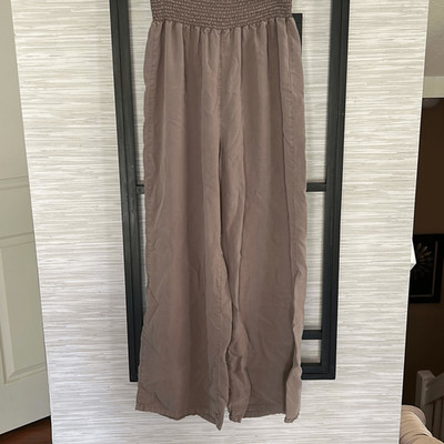 Thread & Supply taupe tan lyocell flowy L