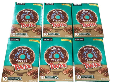 The  Original Donut Shop Twix Flavored Coffee K-Cups - Pack of 60 Pods (6x10)