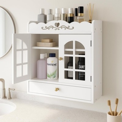 Over The Toilet Storage Cabinet, Wall Mount Bathroom Cabinet, Narrow Bathroom