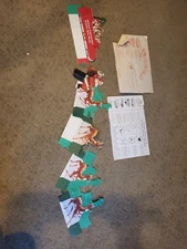 Gibson Santa Sleigh & Stagecoach 3-D Card Holder Centerpiece