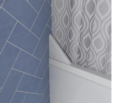 Croydex Magnetic Shower Curtain Clip