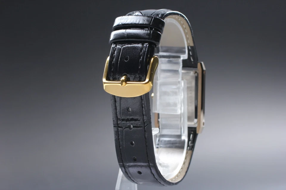 1987 [Casi Como Nuevo] Reloj Seiko Dolce 7321-6170 Oro Tungsteno Cuarzo Hombre JAPÓN Foto 4 de 4