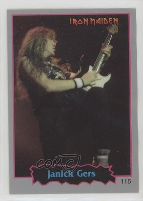 1997 Ultra Figus New Rock Cards Janick Gers #115 09xd