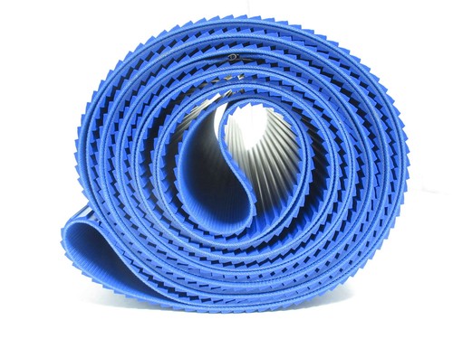 241199 Nuovo-Senza Scatola; Nastro Trasportatore Chiorno 2M5 U3-U15 HP FM ST BLU A Larghezza 345mm - Foto 3 di 4