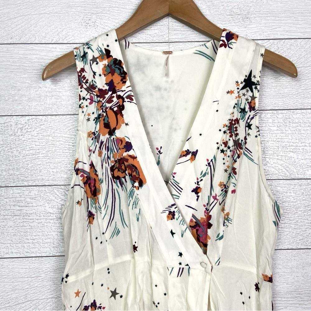 FREE PEOPLE Back To Basic Wrap Blouse Sleeveless … - image 4