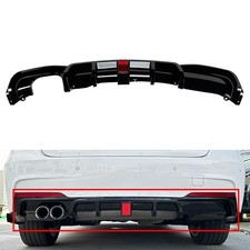 Rear Bumper Protector Spoiler Lip fit For BMW 3 Series F30 F31 F35 M Sport 12-19